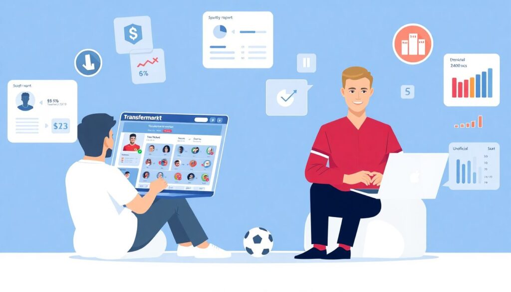 Как использовать Transfermarkt и другие платформы для отслеживания стоимости - иллюстрация