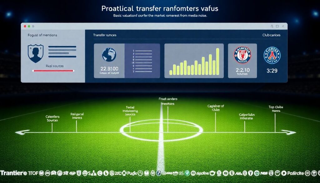 Каким образом рыночные слухи влияют на цену игрока - иллюстрация