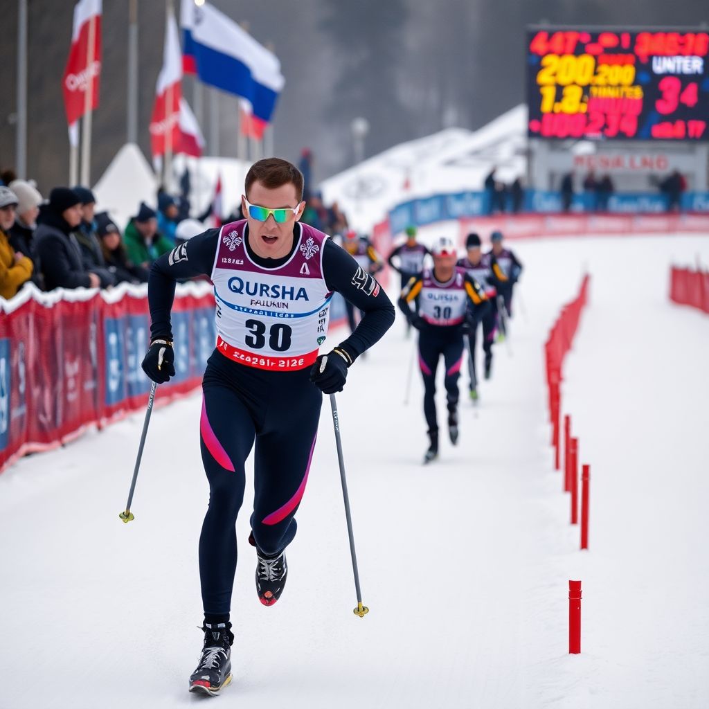 Андрей Вьюхин выиграл квалификацию лыжного спринта на этапе Кубка России в Кирово-Чепецке