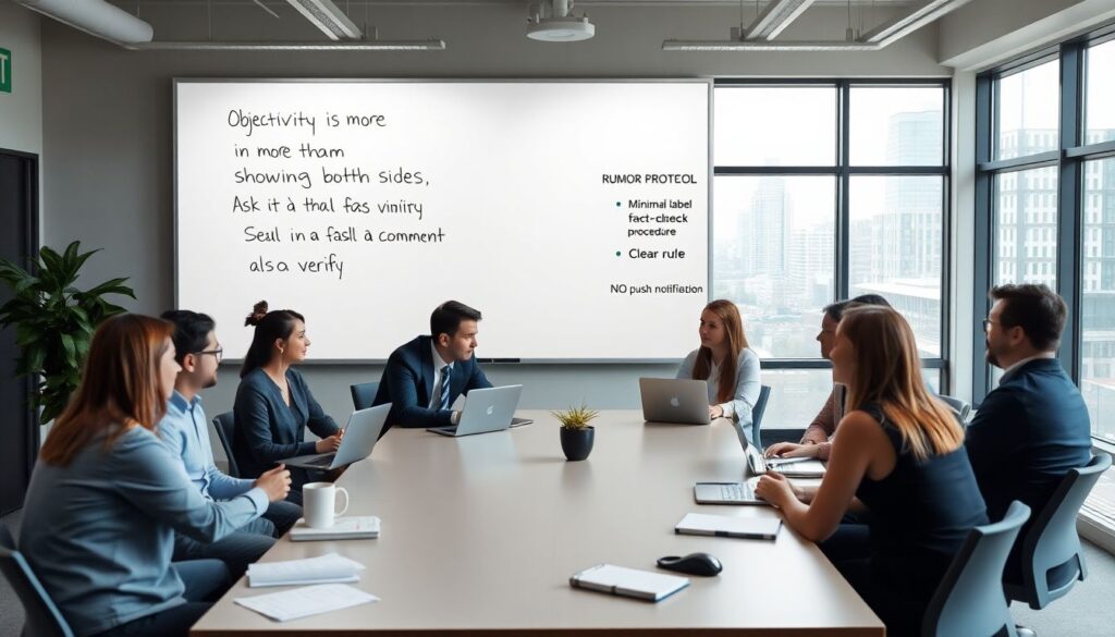 Как сохранить объективность при освещении слухов - иллюстрация