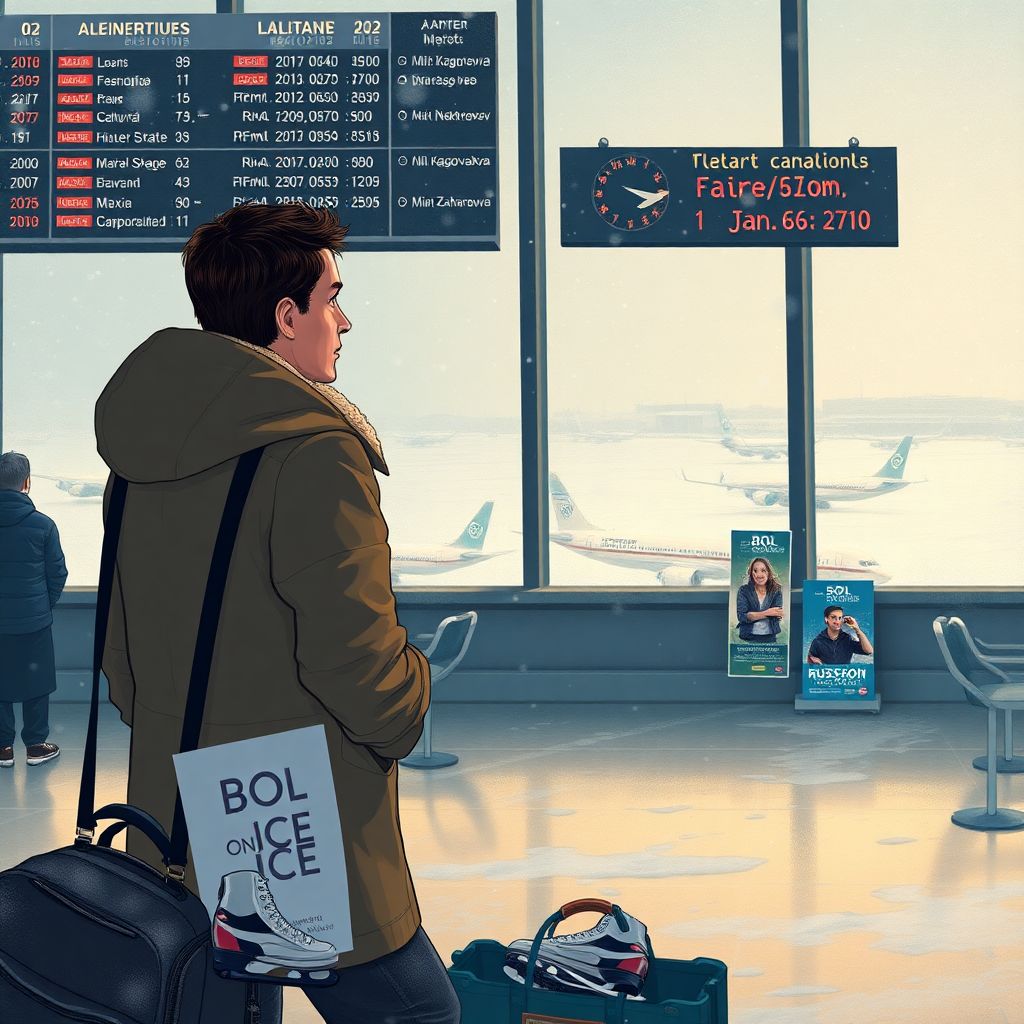 Бойкова и Козловский застряли в Москве из‑за снегопада перед bol on ice