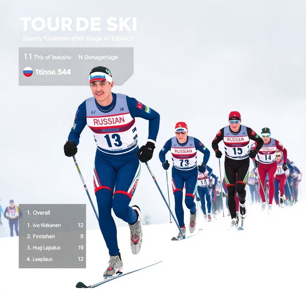 Тур де Ски: общий зачет после первого этапа, Коростелев близко к топ‑10