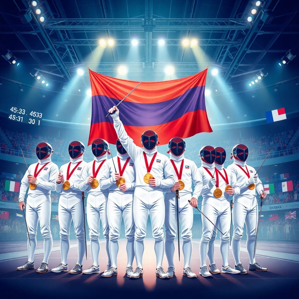 Юниорская сборная России по фехтованию: шесть золотых под флагом