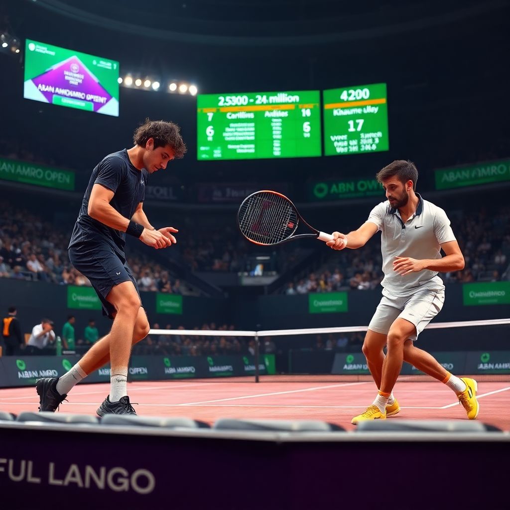 Хачанов проиграл Мунару в Роттердаме и вылетел во втором круге Atp 500